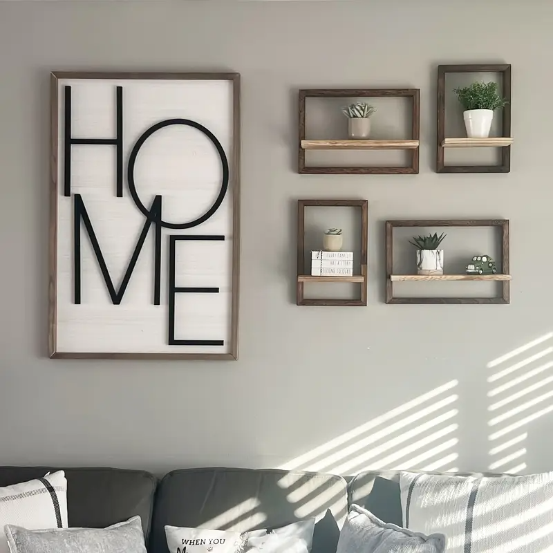 Set de 2 Étagères Flottantes Murales – Style Moderne – Image 3