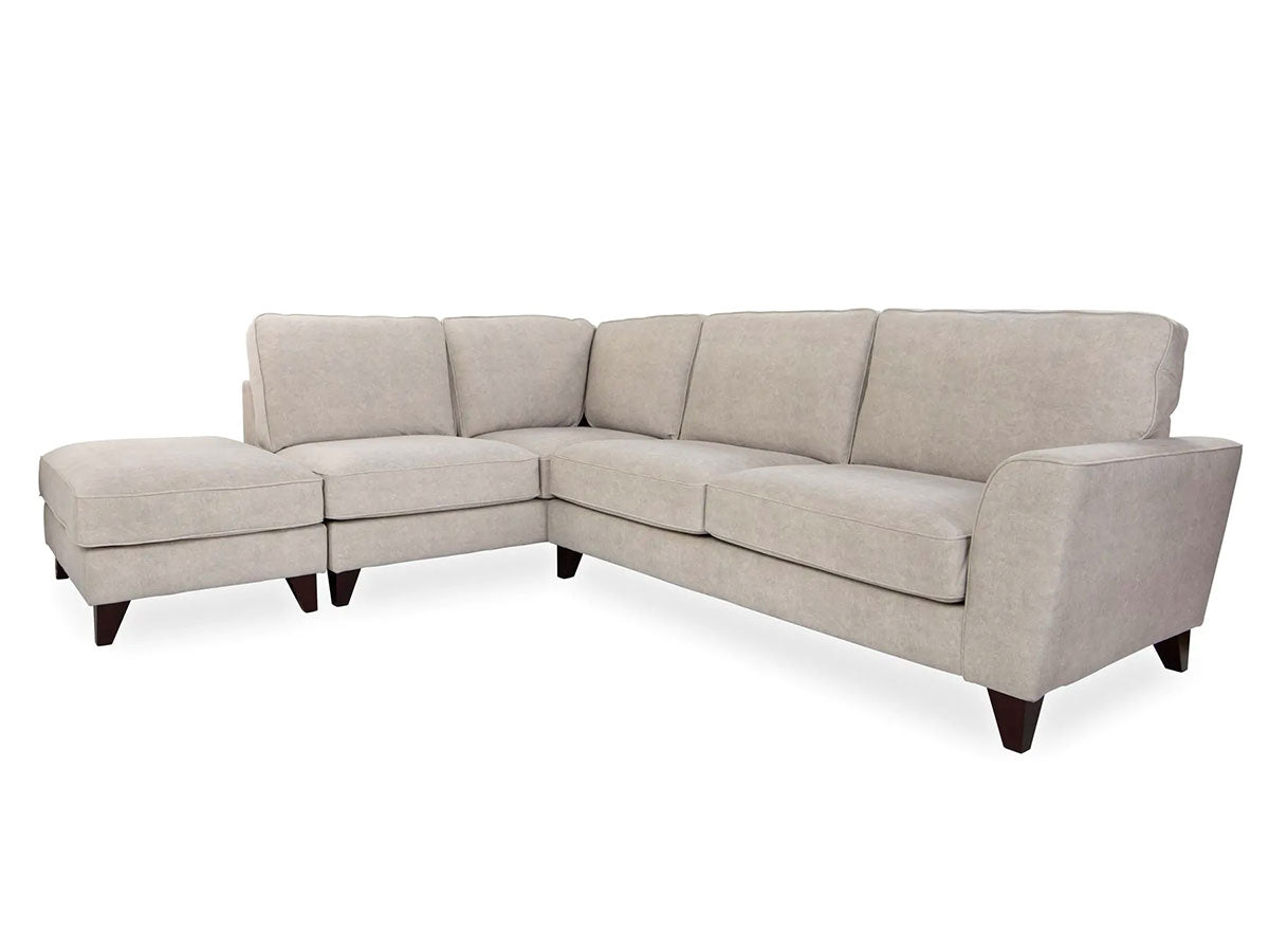 Canapé d'Angle en Tissu Résilient ALLURE | Oumadeco