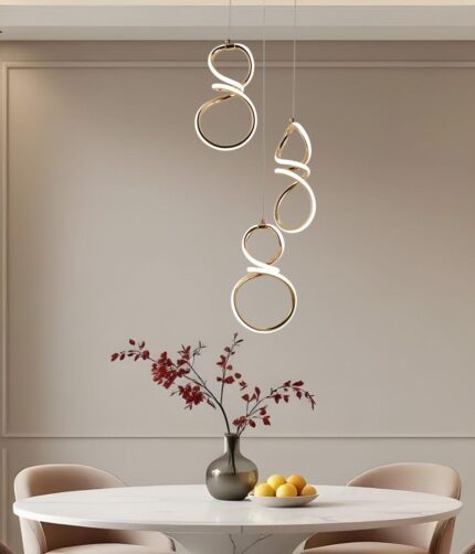 Lampe Suspendue LED Toolight Gold – Design et Qualité Premium