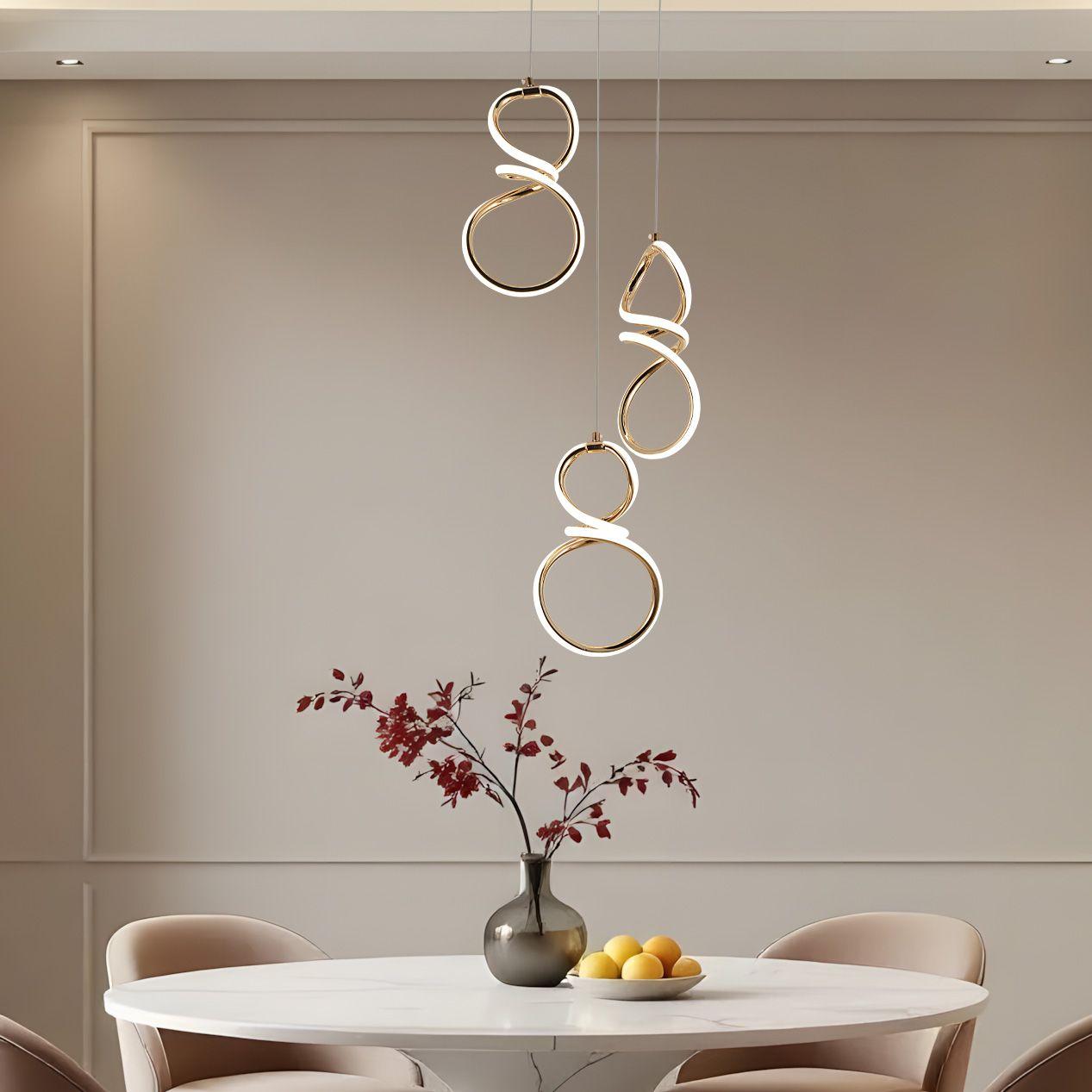 Lampe Suspendue LED Toolight Gold – Design et Qualité Premium