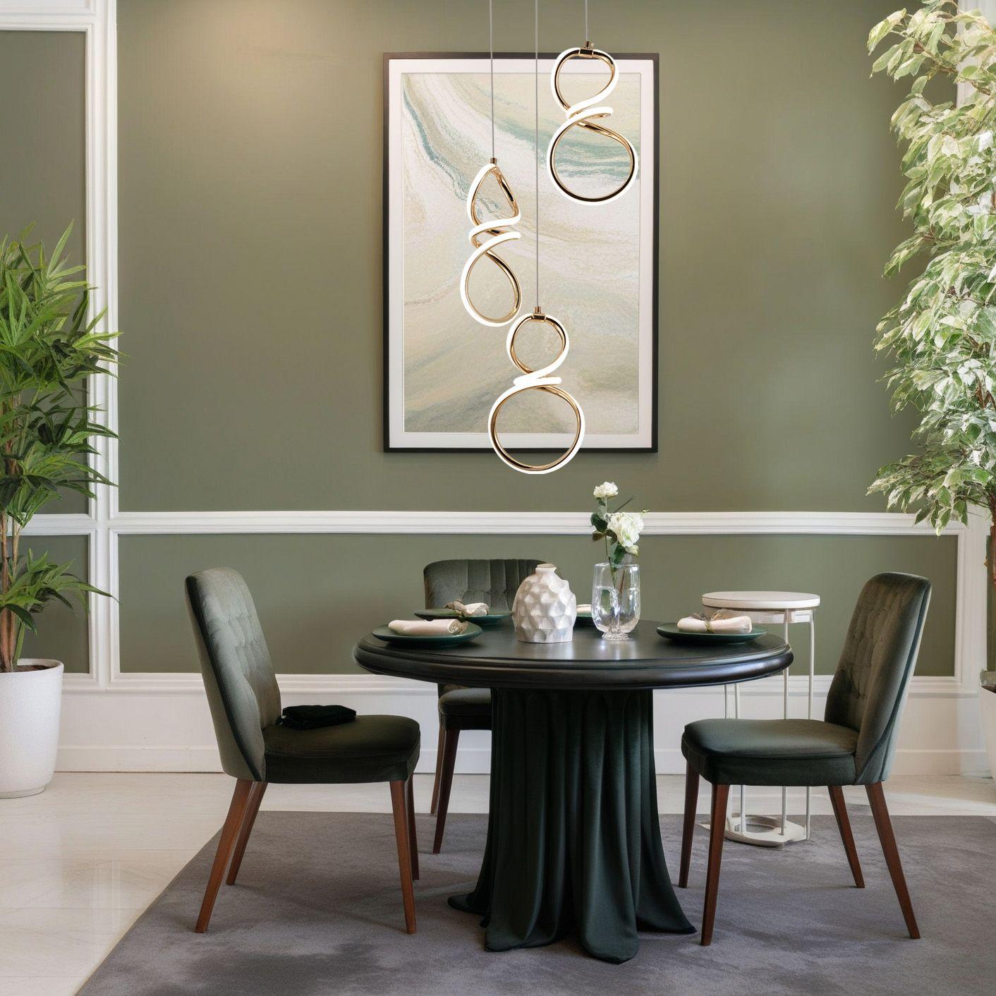 Lampe Suspendue LED Toolight Gold – Design et Qualité Premium – Image 2