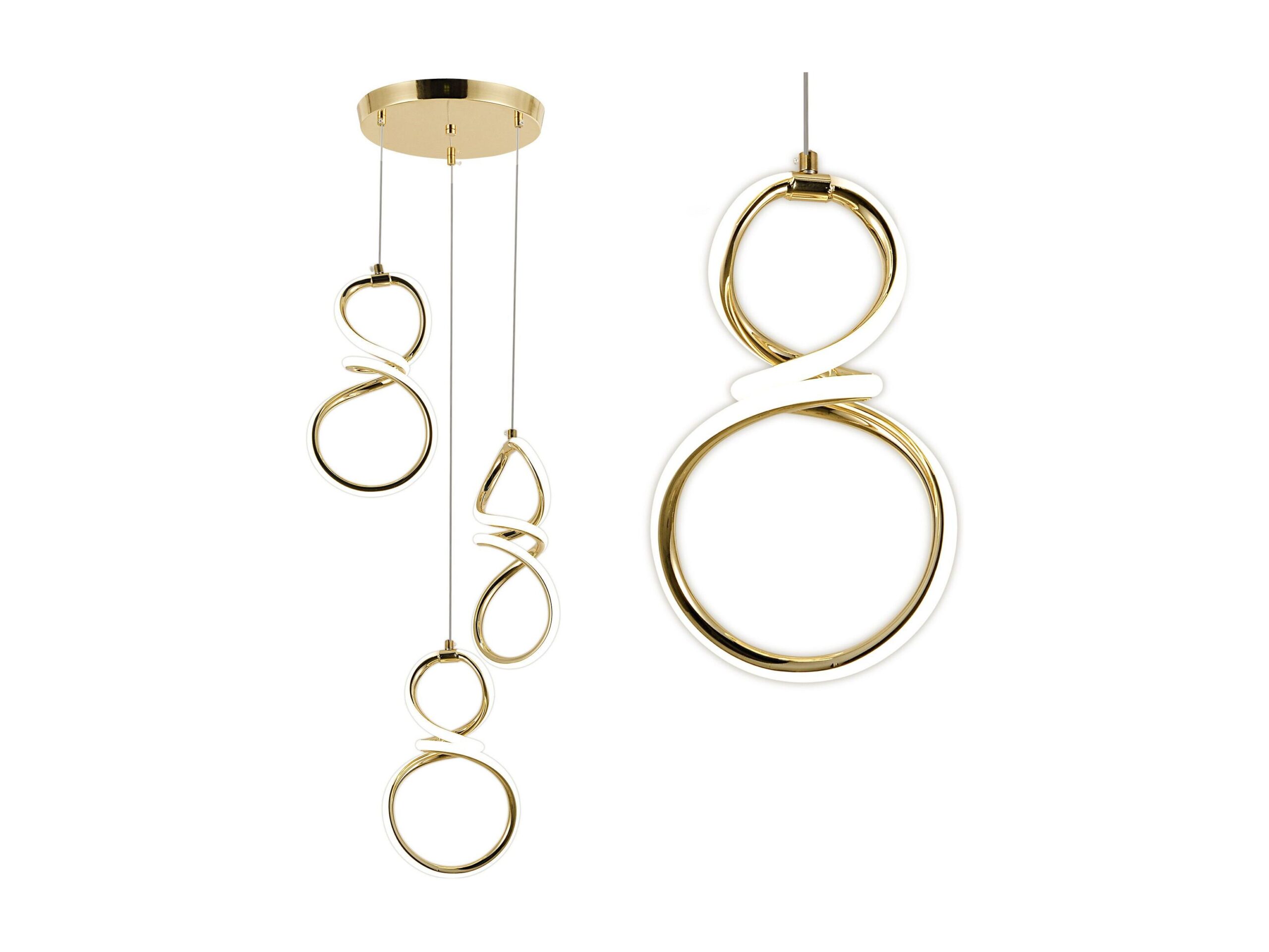 Lampe Suspendue LED Toolight Gold – Design et Qualité Premium – Image 7